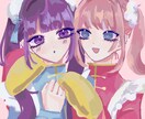 SNSなどに使える♡厚塗りの女の子アイコン描きます 貴方のためのアイコンイラスト♡ イメージ1