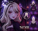 3DVtuberをキャラデザと三面図から制作します 配信画面/背景/ネームロゴ/離席中/待機中/OP/EDセット イメージ6