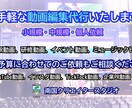 動画編集の代行やってます 動画編集の代行を10,000円～ イメージ1