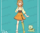 キャラクターの立ち絵描きます あなたのオリジナルキャラクターをイラストにします！ イメージ4
