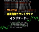 MT4 経済指標の内容をチャートへ表示します 指標発表時刻前のカウントダウン表示でエントリータイミング！ イメージ1