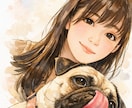 似顔絵作成で写真を絵画風に仕上げます 写真から温かみある似顔絵を作成 イメージ1