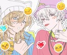 動画サムネイル・グッズ等イラスト承ります サムネイルやグッズに使えるイラスト制作承ります！ イメージ3