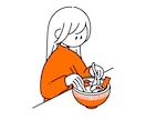 シンプル・シュールな可愛いイラスト作成します トレンド感・真面目過ぎないイメージを求めてる方へ イメージ2