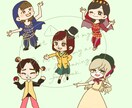 デフォルメ ミニイラスト似顔絵かきます デフォルメキャラクター グッズ、キーホルダー、プレゼントに イメージ1