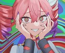アイコンやサムネイル等、イラスト制作します SD、立ち絵、1枚絵など。ダークな雰囲気からポップなものまで イメージ3