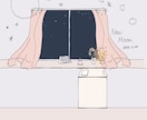 イラスト作成なんでも受け付けます アイコン,背景,ヘッダー等　用途/絵柄自由です⑅⃛ イメージ3