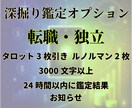 転職・独立に悩む方へ◆動く時期を占います ❣️タロット鑑定・1000文字・24時間以内にお届け❣️ イメージ3