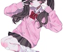 表情豊かでときめくイラスト制作致します 貴方の活動を全力サポート！何度でも修正可〇 イメージ4