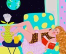 ポップなイラスト描きます あなたの好きな場所、物、ファッションなどなんでもOKです。 イメージ2