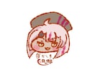 もちほっぺのお顔を描きます もちもち可愛いミニキャラをあなたのアイコンにしませんか？ イメージ1