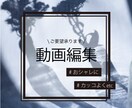 YouTube/広告動画/PR動画の編集承ります 「おシャレに」「カッコよく」などご要望承ります♪ イメージ1