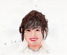 似顔絵水彩画の手描きの作品ですます 一品一品手描きの作品です水彩画です イメージ10