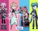 キャラデザ+イラスト作成、丸ごと承ります 絵に関するお仕事、まるっとお任せ下さい イメージ5