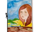 あなたの内側から溢れる魅力をリーディングし描きます 内側から溢れる美しさ、オーラを読み描きます！ イメージ1