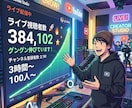 Youtube同接数3時間～100人～増やします 拡散、推し活、認知度アップ、オススメ↑↑↑ イメージ1