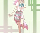 お手頃価格で簡単な立ち絵を描きます あなたのキャラクターを、簡単な背景で立ち絵にします！ イメージ3