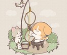 可愛いゆるキャライラストを描きます ビジネス・アイコン・グッズなど様々な用途でご利用いただけます イメージ8
