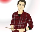 柔らかいタッチの似顔絵であなたを元気にします あなたをグラフィックの世界へ。 イメージ7