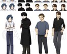 TRPG向け立ち絵をお作りいたします ★差分あり/アニメ塗り/人外対応可 イメージ9
