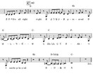 現役ミュージシャンが音源をもとに楽譜を制作します 絶対音感を活かして正確な耳コピ譜面を作ります イメージ1