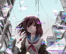 歌ってみたのサムネイル・MVイラストお描きします 水彩風のイラストで魅力的なMV制作をサポートします！ イメージ4
