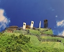 日本のお城のジオラマ模型　約5,000城が作れます 有名なお城だけでなく、今は何も残って居ないようなお城も可能 イメージ7