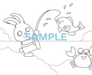こども向け！かわいいぬりえお作りします かわいい子ども向け！動物・行事・乗り物など何でも〇商用利用可 イメージ6