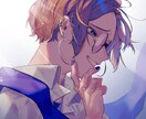 アイコン・1枚絵・キャラデザ等イラスト制作行います 期待しない程度に背景込でのお値段です！！ イメージ1