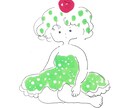 ゆるカワイイ♡人物イラスト描きます 挿絵やアイコンなど、シンプルで使いやすいイラストが欲しい方へ イメージ8