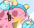sns、手紙のワンポイント用のイラストを販売します snsやお手紙にワンポイント、ポップさ可愛さを付け足します！ イメージ3