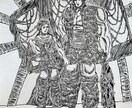 イラスト 似顔絵 何でも描きます 似顔絵、夢絵、動物、筋肉、ご老人、メカなど、お気軽にご相談を イメージ2