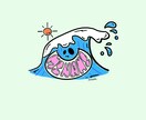 アイコンなどデザインします 文字入りイラストでオリジナルロゴを作成します イメージ10