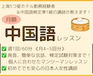 本編) 【月額】中国語の個別レッスンをいたします 上海５つ星ホテル勤務経験者が中国語を教えます！ イメージ1