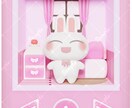 3Dでむっちりかわいいデフォルメキャラを作成します YouTubeやSNSのアイコン、グッズ作成などにおすすめ！ イメージ6