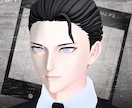 メンズ髪型3Dモデル制作｜高品質仕上げます 理想のメンズ髪型を3D化｜VRChat用 イメージ1