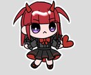 地雷系♡小悪魔量産ミニキャライラスト描きます かわいいイラストを安価でお描きします！ イメージ3