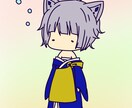 もちもちかわいいキャラ絵を描きます もちもちでかわいいミニ絵を描きます イメージ1