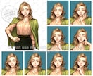 目を惹く✨艶っぽい人物イラスト描きます サムネ･立ち絵･IRIAM･一枚絵…多用途に対応❗ イメージ7