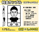 似顔絵と切り絵を作成致します ☆結婚式や送別の特別なプレゼントに☆ イメージ2