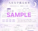 九星気学で恋愛・仕事・人間関係を鑑定します 生年月日から現在の運気や今後の流れを丁寧に読み解きます。 イメージ3
