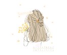 商用◎ゆるふわ優しい雰囲気の後ろ姿イラスト描きます ＊あなただけのオリジナルイラストいかがですか＊ イメージ3