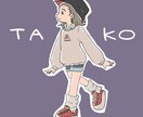 ゆるかわいいイラスト描きます ゆるくてかわいくてレトロっぽいイラストを描きます！ イメージ1