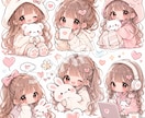 ゆるかわアイコン作成します ゆる優しい世界観で“あなただけの癒しアイコン”をお届けします イメージ3