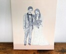 ウェルカムボード・結婚祝いにも喜ばれますます キャンバスプリント　正方形 W400×H400×D37mm イメージ3
