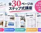 未経験から30日でWebデザインの基礎を学べます 30ページの実践教材！バナー・サイト制作から仕事の始め方まで イメージ3