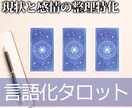 3枚引き言語化タロット｜迷いや不安を言葉にします 1テーマ集中で現状と感情の交通整理しませんか？ イメージ1