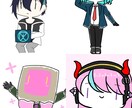 スタンプ、グッズ向けのSDイラスト描きます ゆるめのかわいいSDキャライラスト！ イメージ2