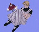 可愛い女の子から綺麗な男の子を描きます 10〜20代でどこか儚いようなイラスト❁⃘ イメージ3