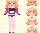 表情差分４種類つき！ 立ち絵イラスト制作します TRPG・実況・IRIAMなどにご使用いただけます！ イメージ7